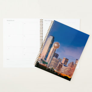 Dallas Texas Skyline Kalenderplaner Planer
