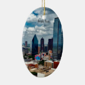 Dallas, Texas skyline Keramik Ornament (Rechts)