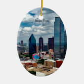 Dallas, Texas skyline Keramik Ornament (Vorne)
