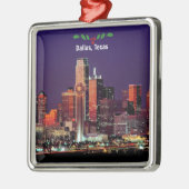 Dallas, Texas Skyline, Ornament Aus Metall (Links)
