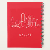 Dallas Texas Skyline Planer (Rückseite)