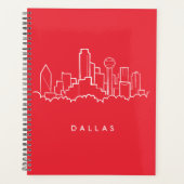 Dallas Texas Skyline Planer (Vorderseite)