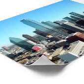 Dallas Texas Skyline Poster (Ecke)