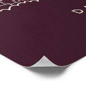 Dallas Texas Skyline Poster (Ecke)