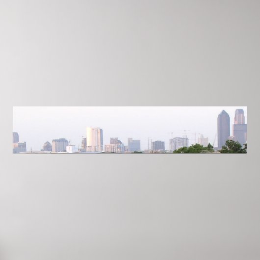 Dallas, Texas Skyline Poster (Vorne)