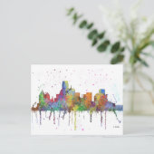 DALLAS, TEXAS SKYLINE POSTKARTE (Stehend Vorderseite)