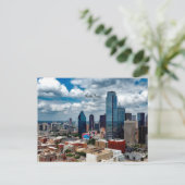 Dallas, Texas skyline Postkarte (Stehend Vorderseite)