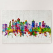 Dallas Texas Skyline Puzzle (Horizontal)