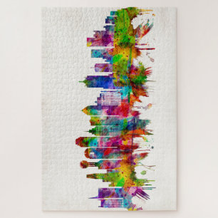 Dallas Texas Skyline Puzzle