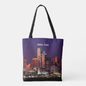 Dallas, Texas Skyline Tasche (Rückseite)