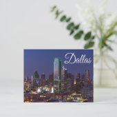 Dallas, Texas Skyline, United Staaten Postcard Postkarte (Stehend Vorderseite)