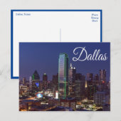 Dallas, Texas Skyline, United Staaten Postcard Postkarte (Vorne/Hinten)