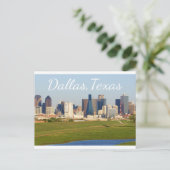 Dallas, Texas Skyline, United Staaten Postcard Postkarte (Stehend Vorderseite)