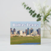 Dallas, Texas Skyline, United Staaten Postcard Postkarte (Stehend Vorderseite)