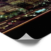 Dallas, Texas skyline view, Poster (Ecke)