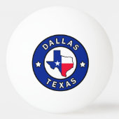 Dallas Texas Tischtennisball (Vorderseite)