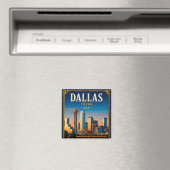 ⭐ Dallas Texas Urlaubserinnerung Magnet (In Situ (Geschirrspüler))