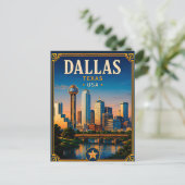 ⭐ Dallas Texas Urlaubserinnerung Postkarte (Stehend Vorderseite)