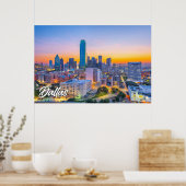 Dallas, Texas, Vereinigte Staaten Poster (Küche)