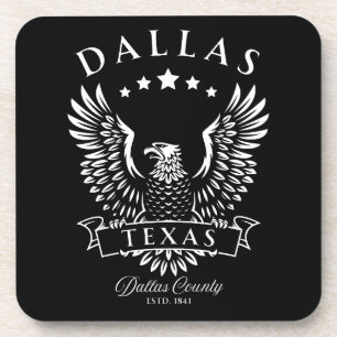 Dallas Texas Vintag Eagle Getränkeuntersetzer