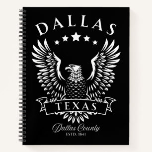 Dallas Texas Vintag Eagle Notizblock