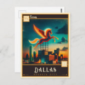 Dallas, Texas | VINTAG Postkarte (Vorne/Hinten)