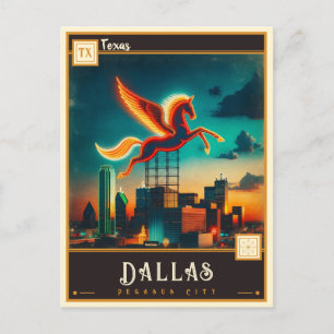 Dallas, Texas   Vintage Postkarte