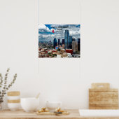 Dallas, Texas Weihnachtsgrüße Poster (Küche)