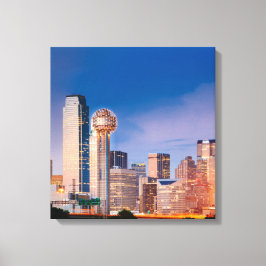 Dallas Texas Wrapped Canvas Art 16,80 X 17,50 Leinwanddruck