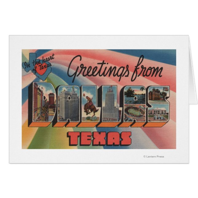 Dallas, TexasLarge Letter ScenesDallas, TX (Vorderseite (Horizontal))