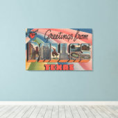 Dallas, TexasLarge Letter ScenesDallas, TX Leinwanddruck (Insitu (Holzboden))