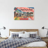 Dallas, TexasLarge Letter ScenesDallas, TX Leinwanddruck (Insitu (Schlafzimmer))