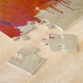 Dallas, TX | Aquarell-Stadt-Skyline Puzzle (Seite)