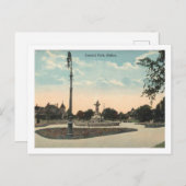 Dallas TX, Central Park, 1910er Vintag Inspiriert Postkarte (Vorne/Hinten)