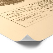 Dallas, TX Panorama Karte - 1892 Poster (Ecke)