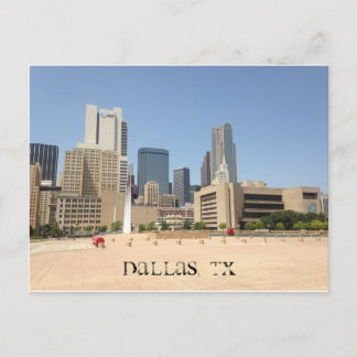 "DALLAS, TX" POSTCARD POSTKARTE