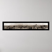 Dallas TX Skyline Foto 1910 Poster (Vorne)