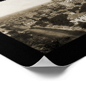 Dallas TX Skyline Foto 1912 Poster (Ecke)