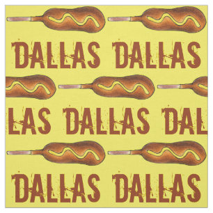 Dallas TX Texas Corndog Mais Hund Senf Feinschmeck Stoff