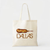 Dallas TX Texas Corndog Mais Hund Senf Feinschmeck Tragetasche (Vorne)