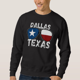 Dallas TX Texas-Shirt Texas-Städte Sweatshirt