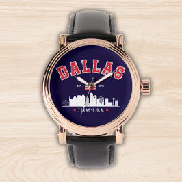 Dallas Urban Skyline View Armbanduhr
