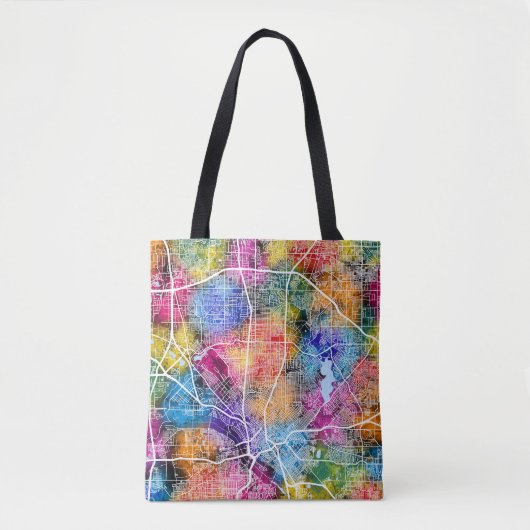 Dallas USA City Map Tasche (Vorderseite)