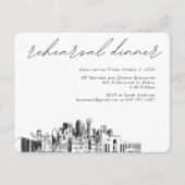 Dallas Wedding Probe Einladungskarte (Vorderseite)