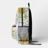 Dallas. Worth Flyway Chart Bedruckter Rucksack (Rechts)
