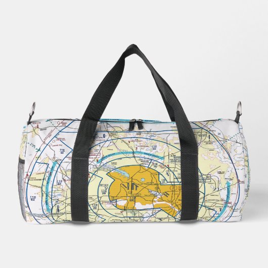 Dallas. Worth Flyway Chart Duffle Bag (Rückseite)
