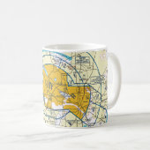Dallas. Worth Flyway Chart Kaffeetasse (VorderseiteRechts)