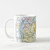 Dallas. Worth Flyway Chart Kaffeetasse (Links)