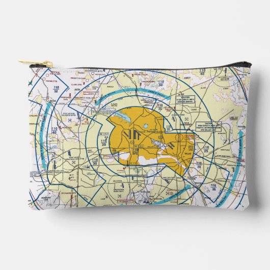 Dallas. Worth Flyway Chart Zubehörtasche (Vorderseite)