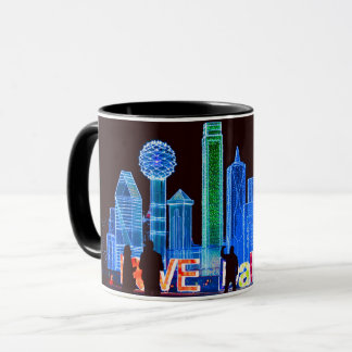Dallasskyline-Kaffee-Tasse Tasse